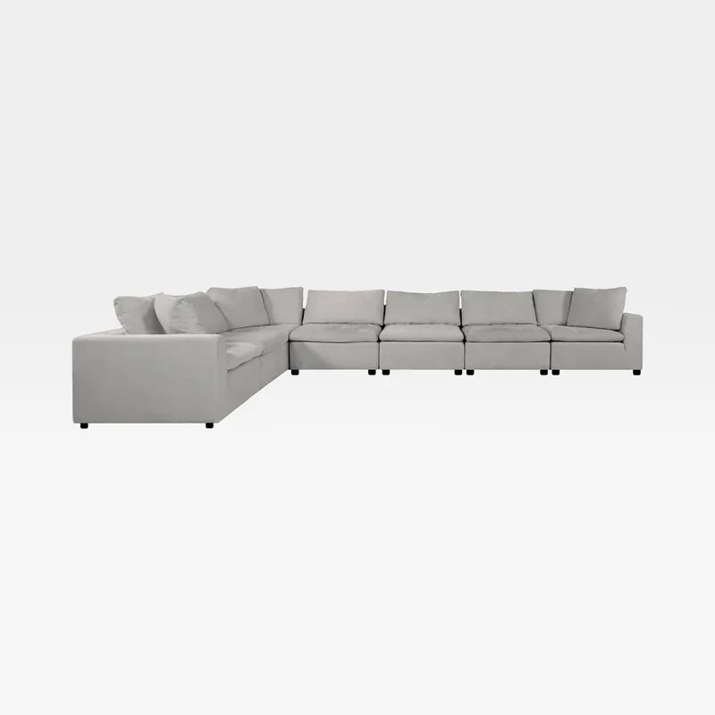 LIGHT modular sofa natural set XII