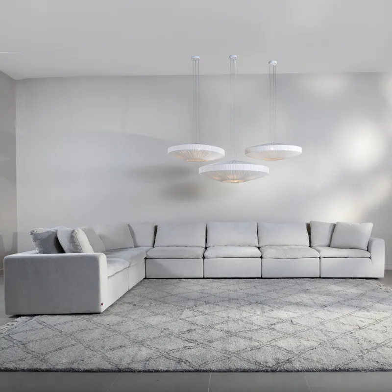 LIGHT modular sofa natural set XII