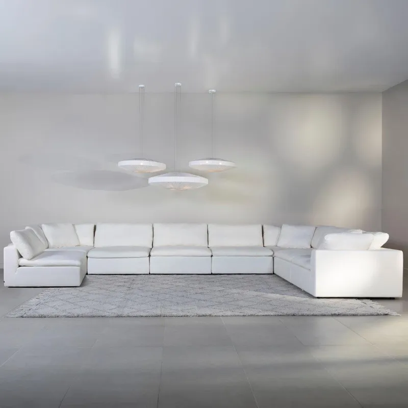 SUNLIGHT SP modular sofa white set XVI - large