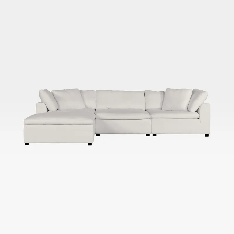 SUNLIGHT SP modular sofa white set XIX - large