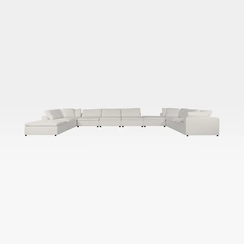 SUNLIGHT SP modular sofa white set XX - large