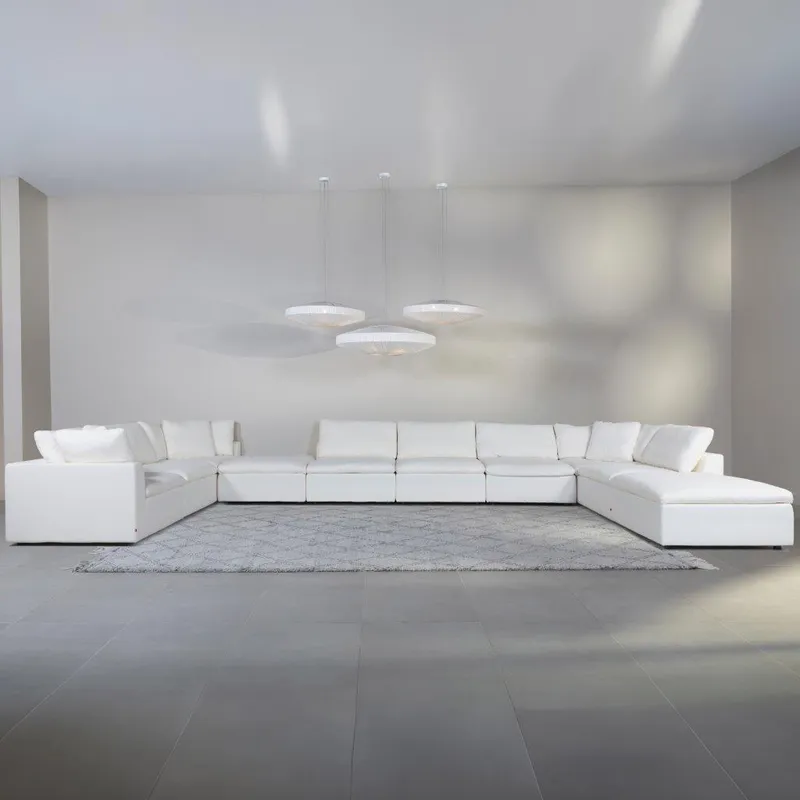 SUNLIGHT SP modular sofa white set XXI - large