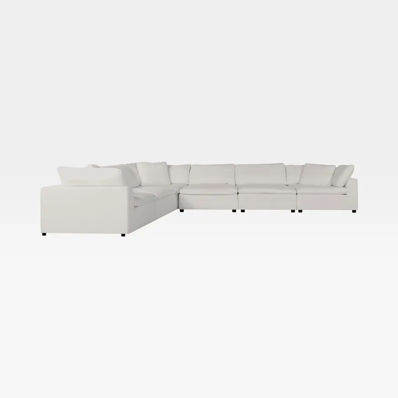 SUNLIGHT SP modular sofa white set XXII - large