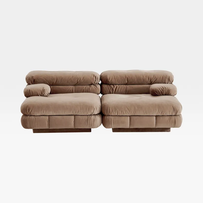 CAMELONT modular sofa brown set I