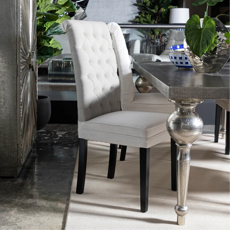 Shop SOMA dining chair white/black Online 671256 United Arab...