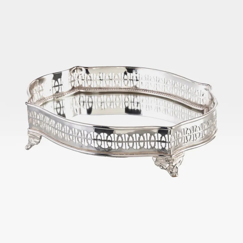 HARMON tray silver - 22x16cm