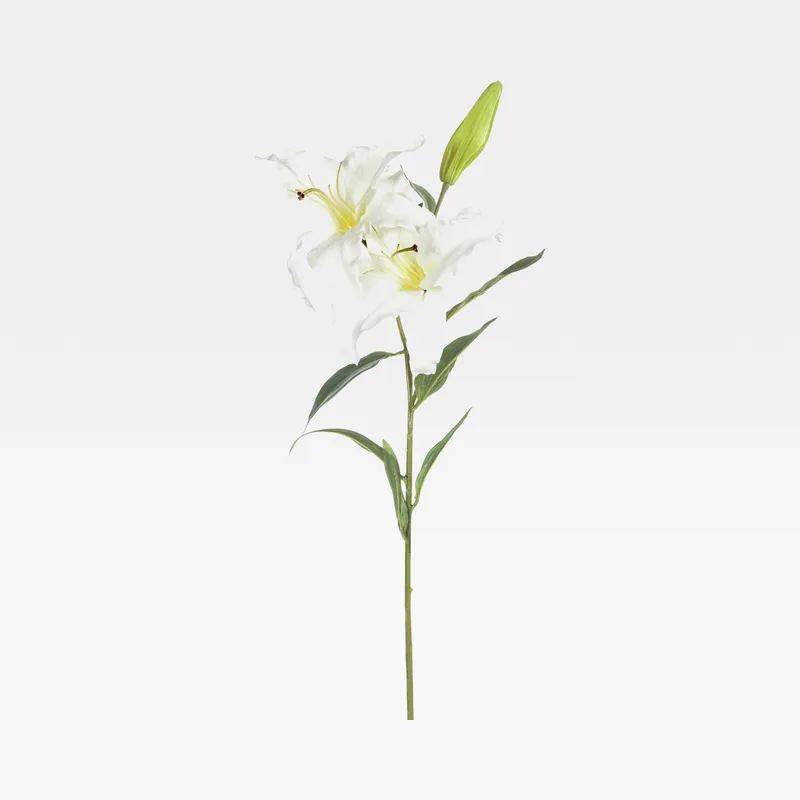 LILY stem white - H94cm