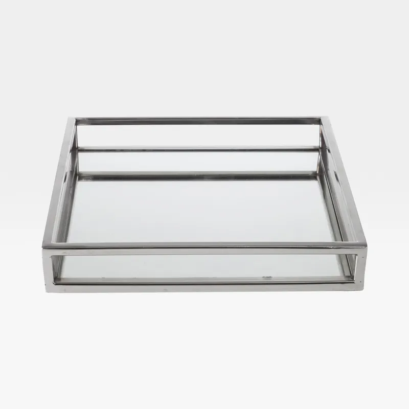 ELIAH tray stainless steel - 30x30cm