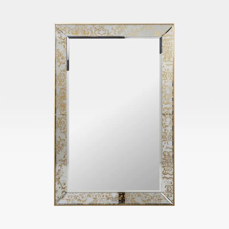 ABY wall mirror gold - 150x100cm