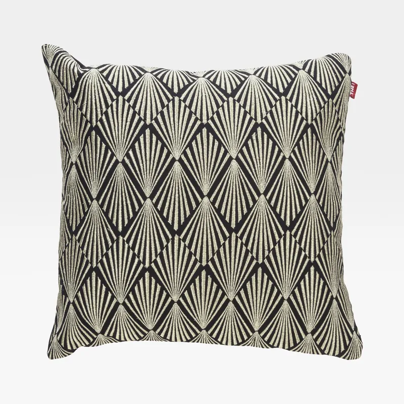 HAVA cushion cover black/gold - 40x40cm