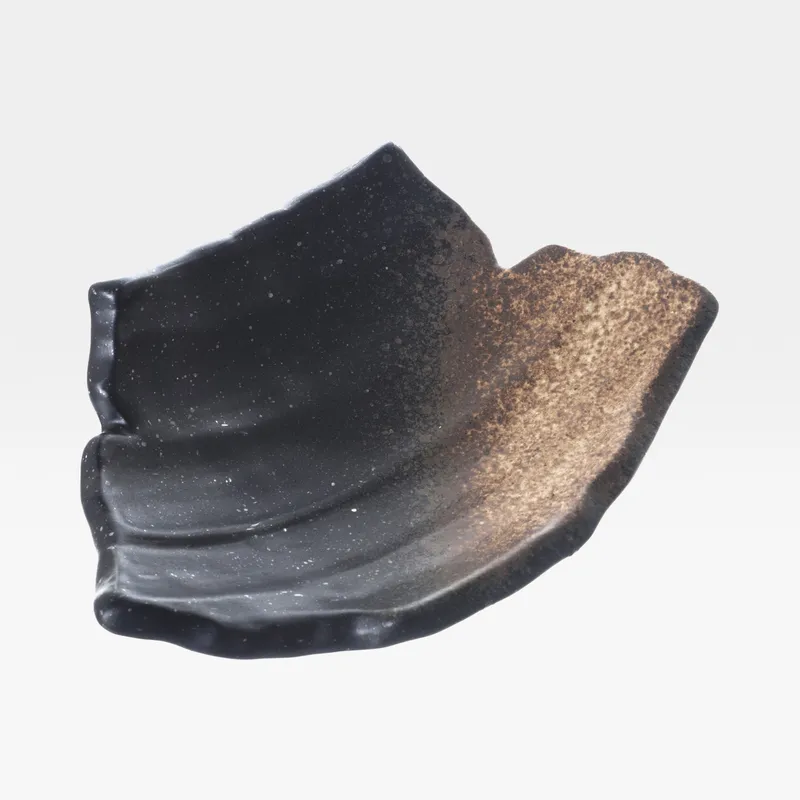 MEILI dish brown - 23x16cm