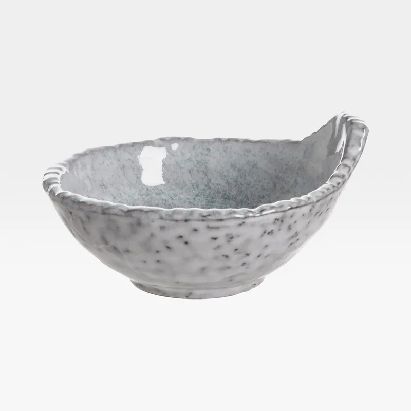 BIYU bowl grey/green - 12x13cm