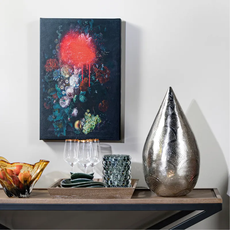 NEW Floral canvas multicolour - 60x40cm