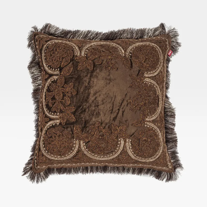 LAHELA cushion cover brown - 50x50cm