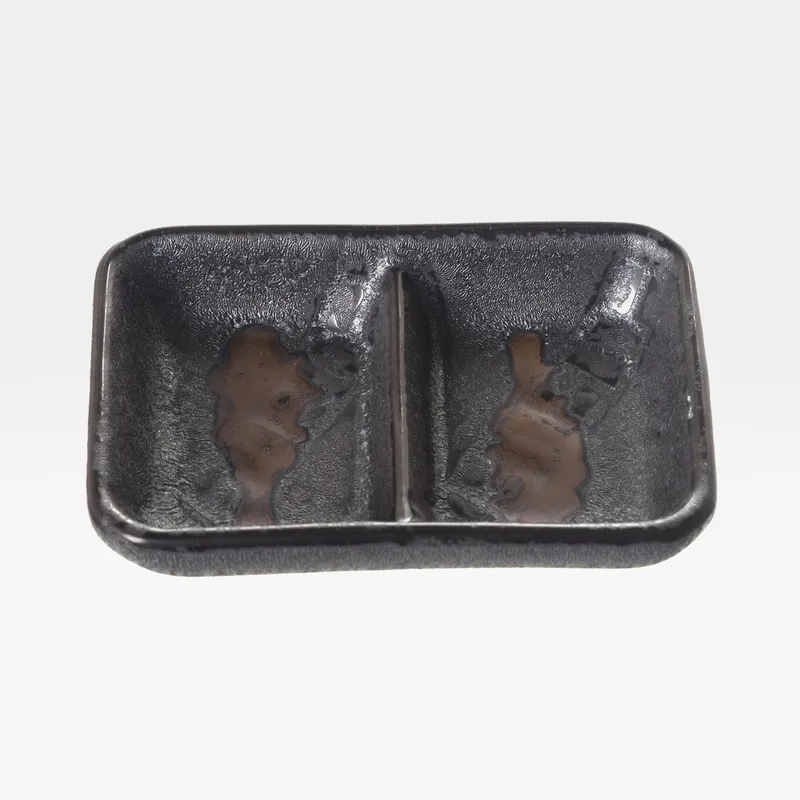 ATSUKO dish brown - 8x11cm