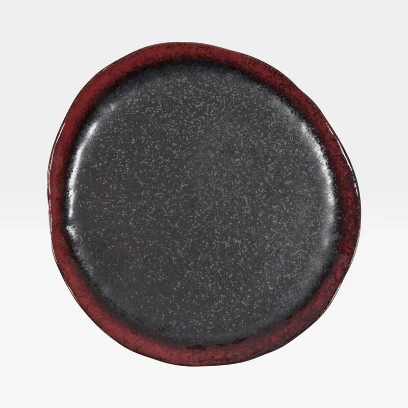 XUE dinner plate black - dia 27cm