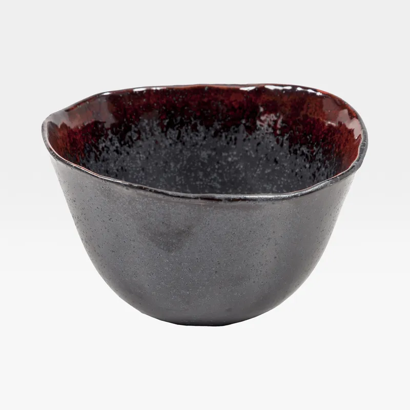 XUE bowl red/black - dia 14cm