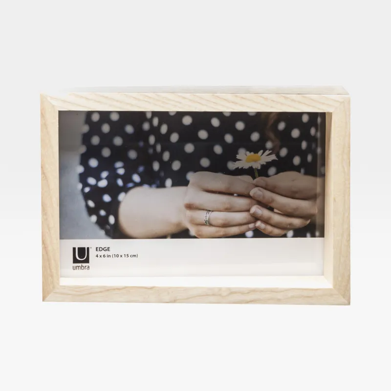 EDGE photo frame natural - 10x15cm