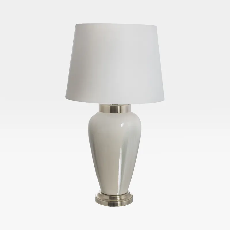 ADORIA table lamp white/blue - H70cm