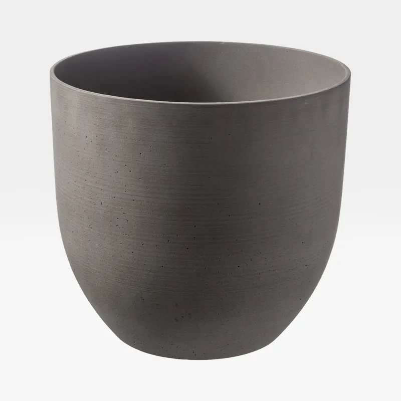 SANDSTONE planter grey - H31cm