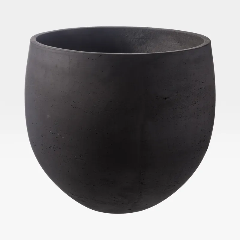 CEMENT planter dark grey - H35cm