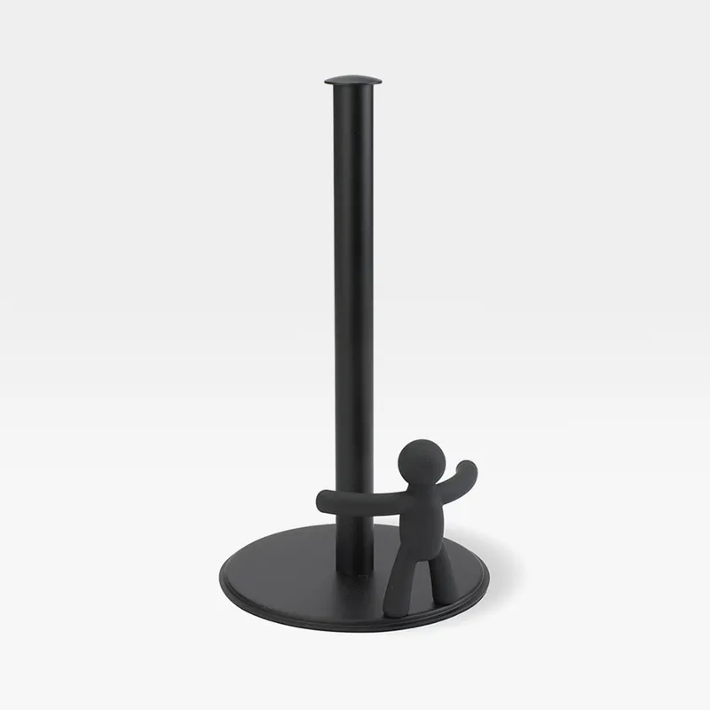 BUDDY paper towel holder black