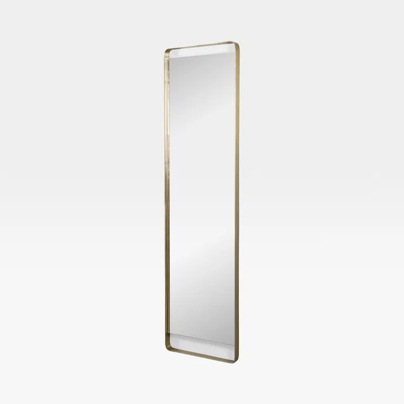 CASTOR wall mirror brass - 168x46cm