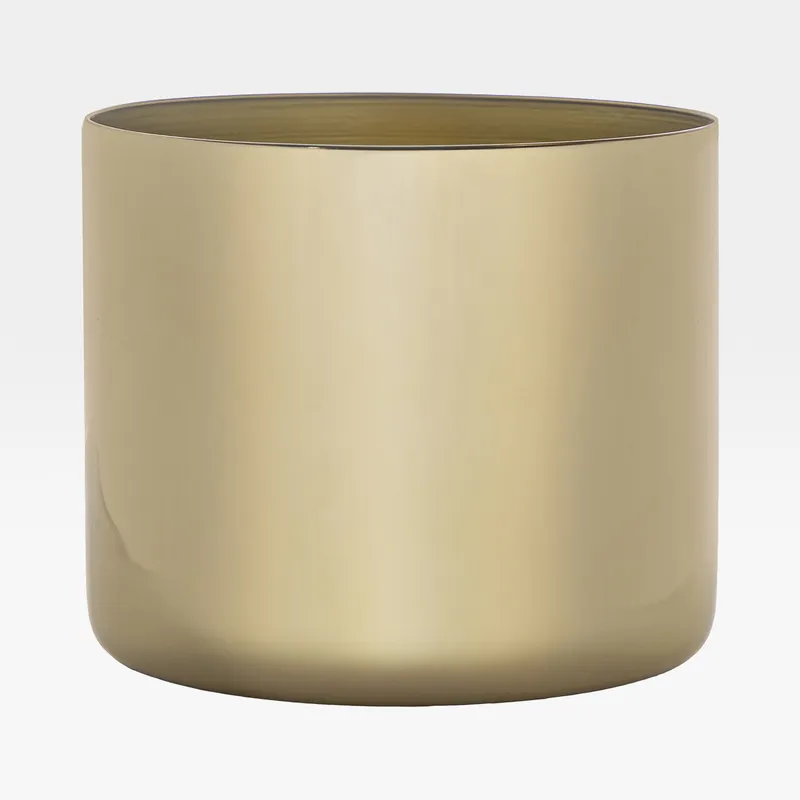 MELVILLE planter gold - H22cm