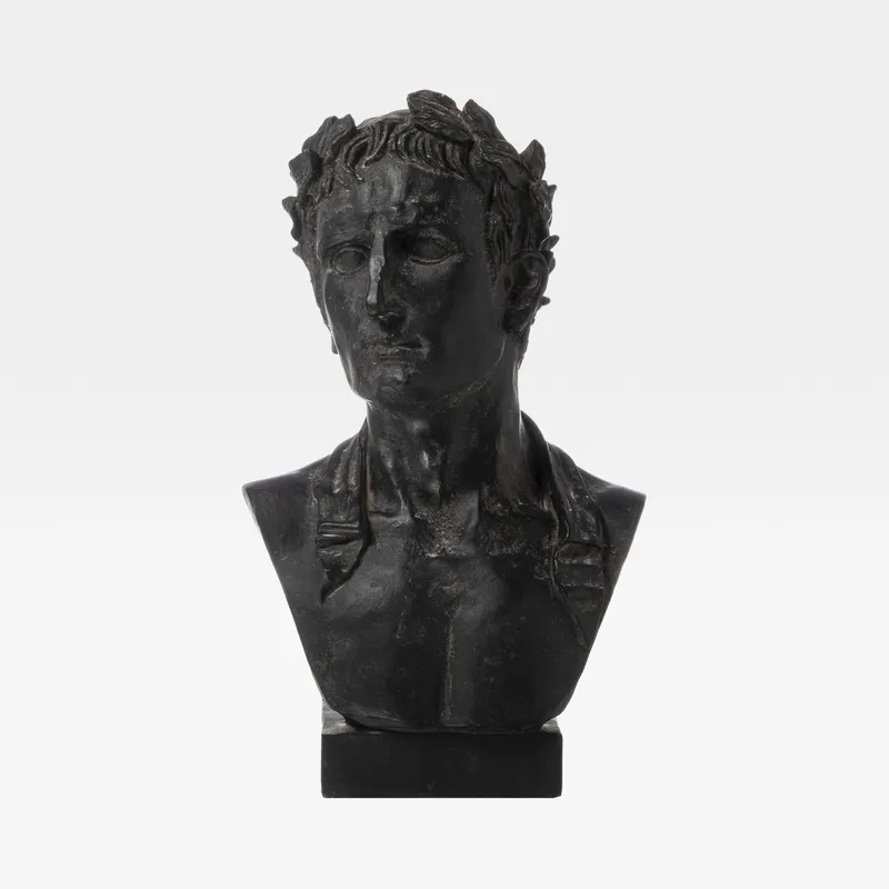ATTICUS decoration black - H28cm