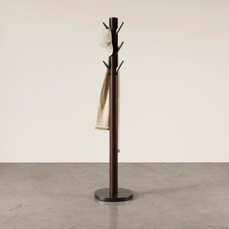 FLAPPER coat rack black/brown