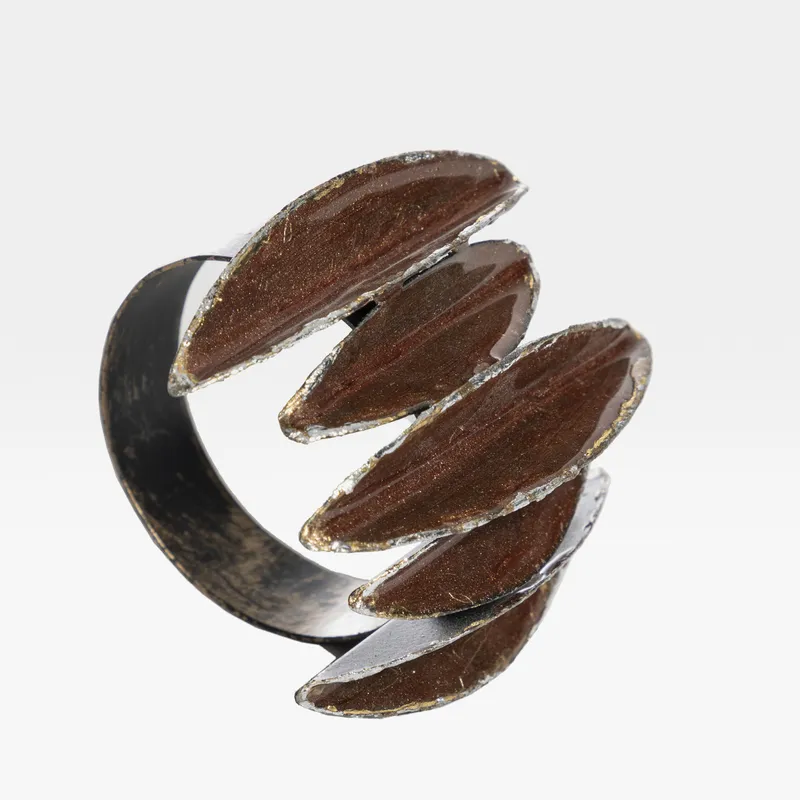 AUBRIE napkin ring brown