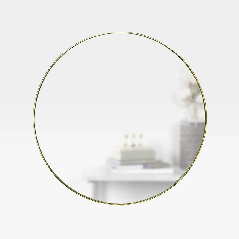 HUBBA wall mirror brass - dia 86cm