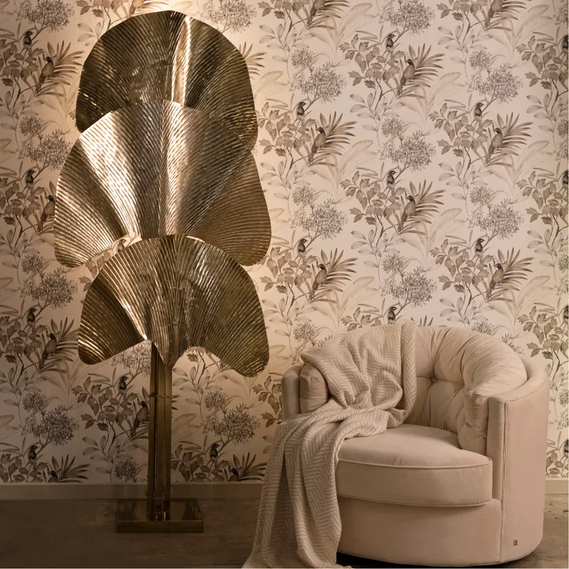 FANCY throw cream/gold - 130x170cm