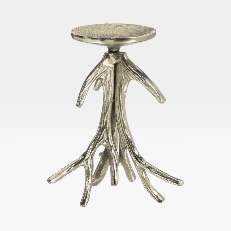 AMILIA candle holder gold - H20cm