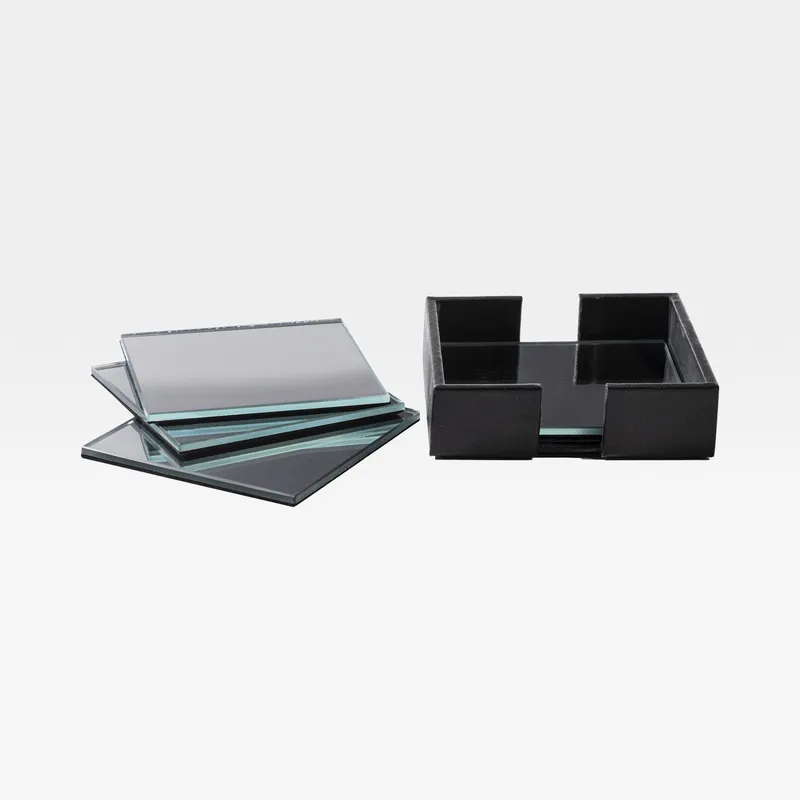 PRISM coaster clear set of 4 - 11x11cm