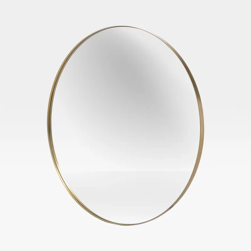 DRISHTI wall mirror brass - dia 122cm