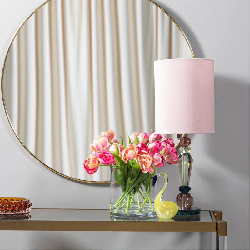 DRISHTI wall mirror brass - dia 122cm