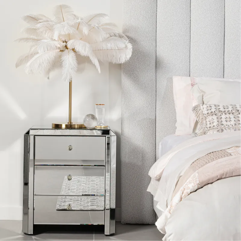 LAIA table lamp white/brass - H78cm