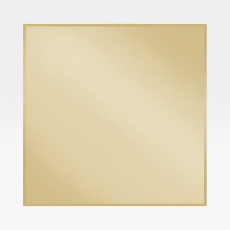 TOUR wall mirror gold - 90x90cm