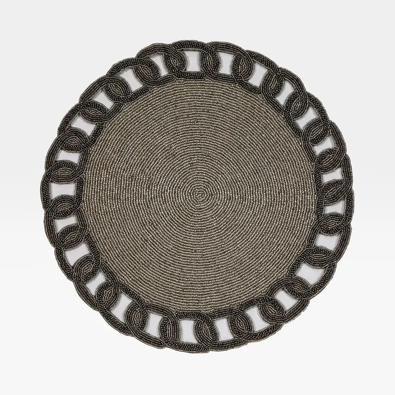 MYRA placemat silver - dia 38cm