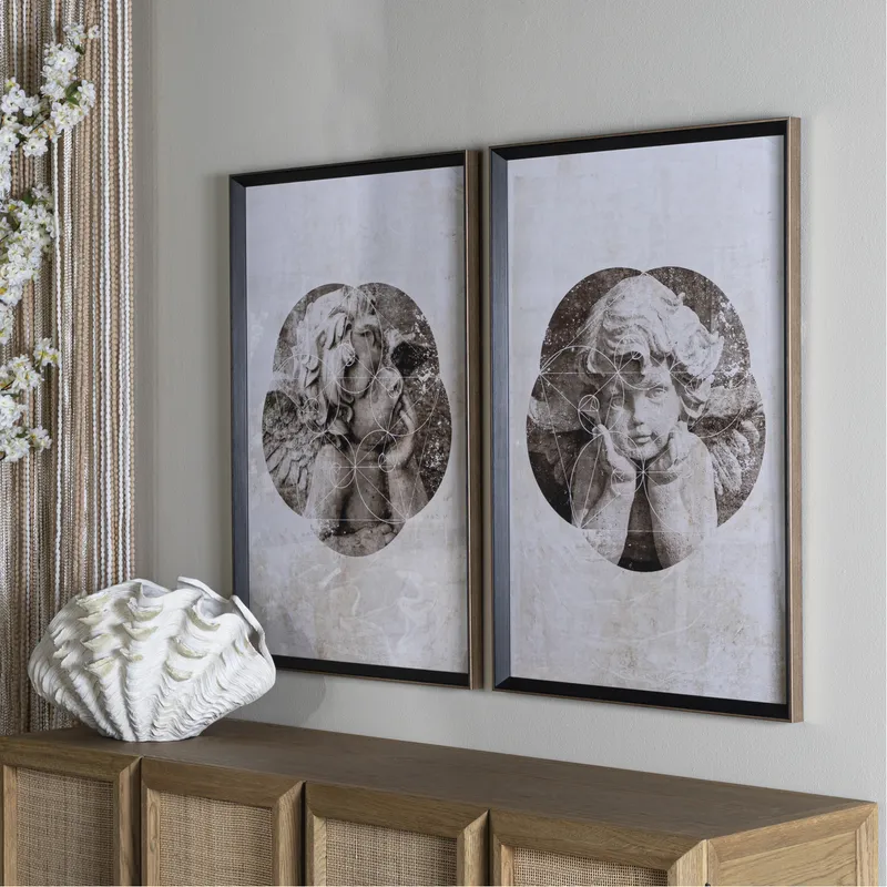 MAGNUS shell decoration cream - H30cm