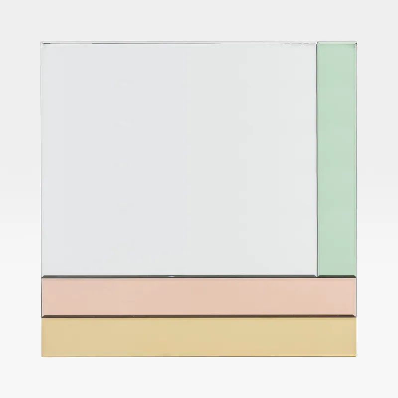 INSIDE wall mirror multicolour - 80x80cm