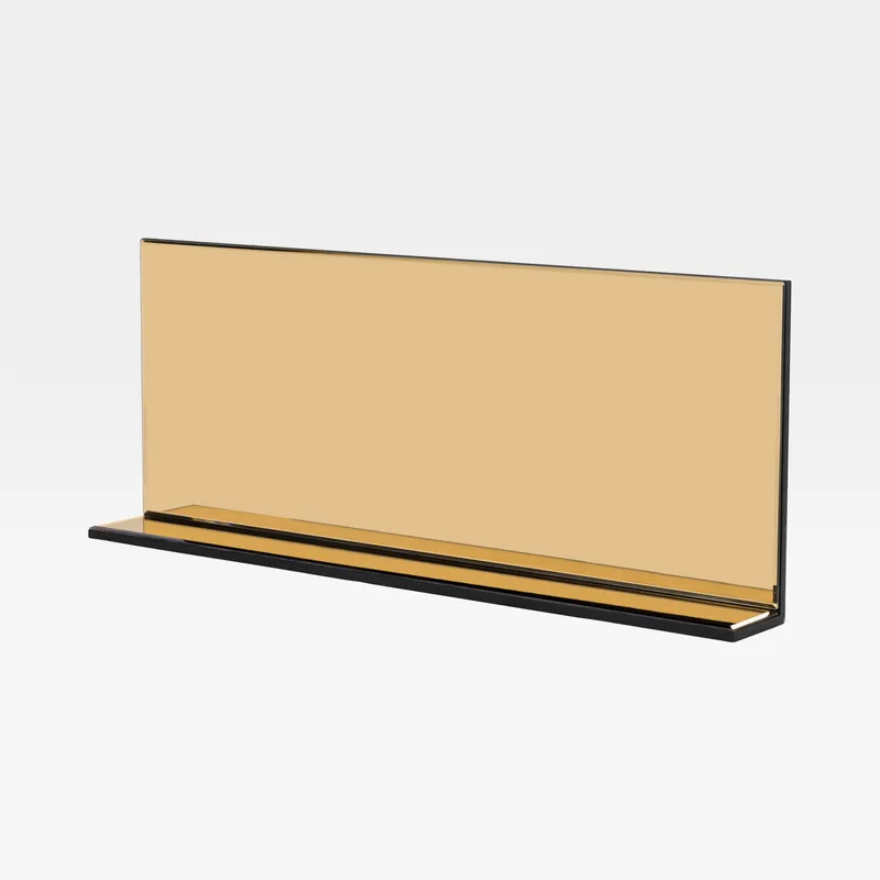 L SHAPE wall mirror gold - 40x100cm