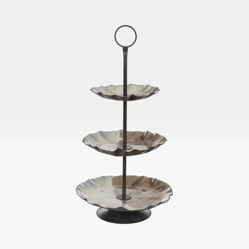 HARPER cake stand multicolour - H61cm