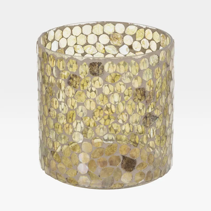 BEEHIVE tea light holder brown - H15cm