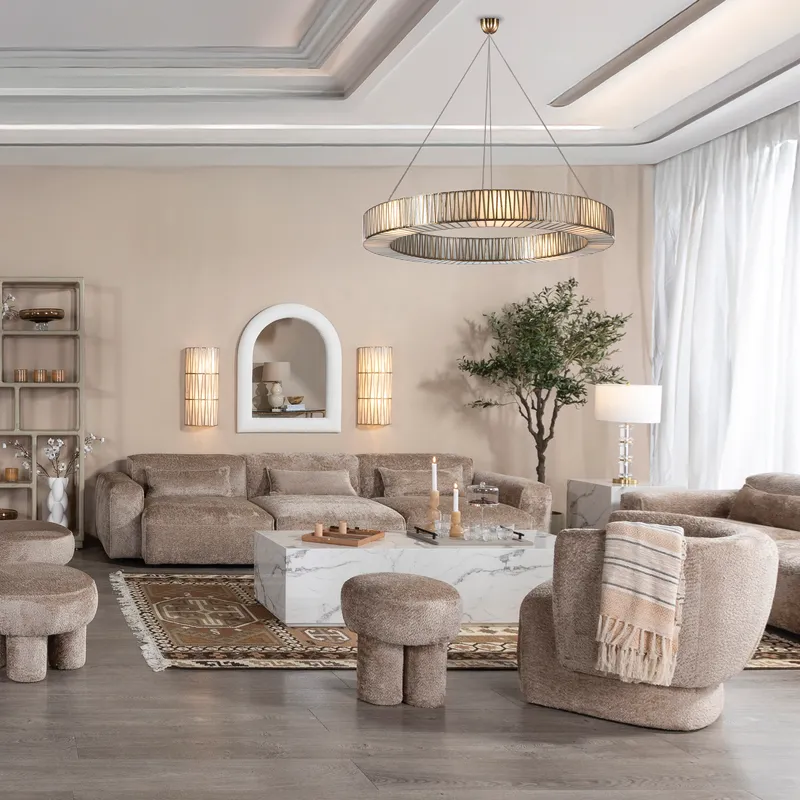 TAVIS vase white - H37cm