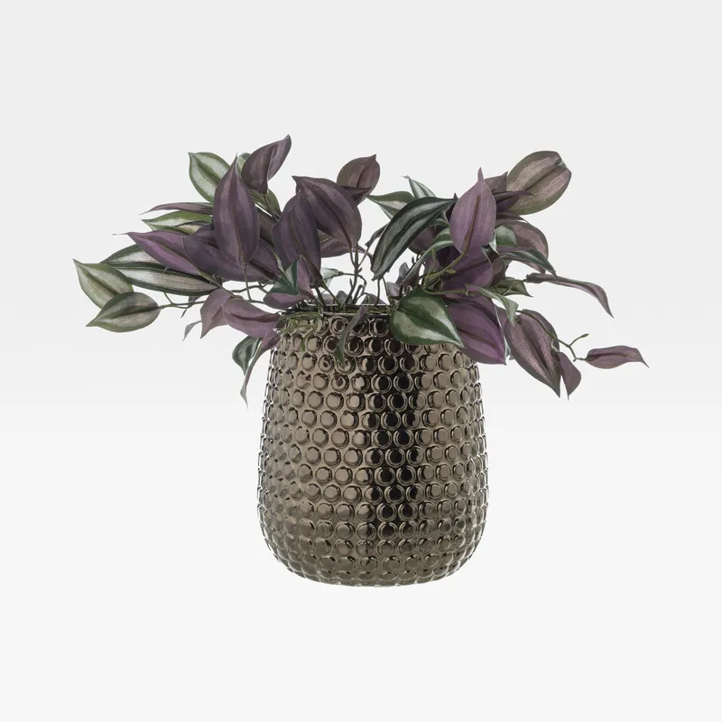 VANILLA pot green/bronze - H40cm