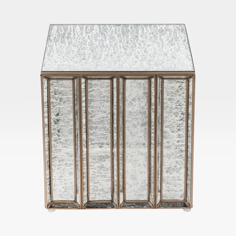 CAURASA side table brass - 42x42cm