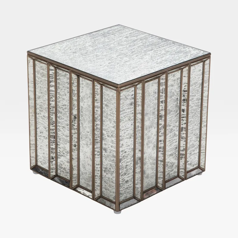 CAURASA side table brass - 42x42cm