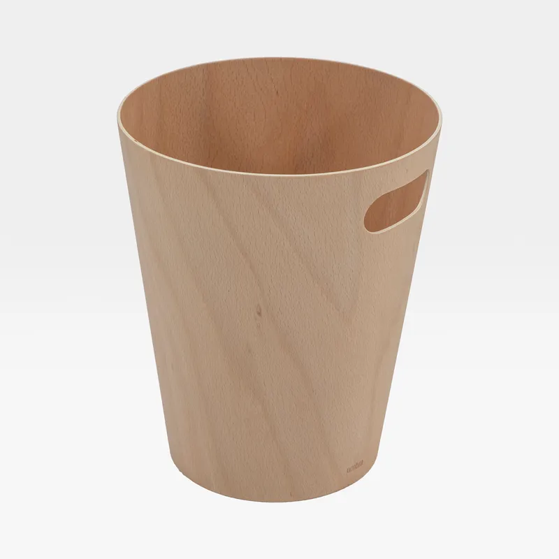 WOODROW waste can natural